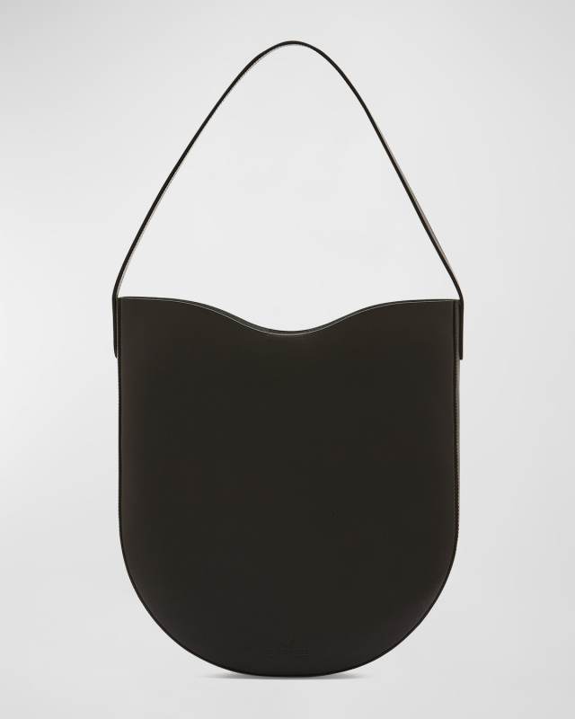 Roseto Vacchetta Leather Hobo Bag