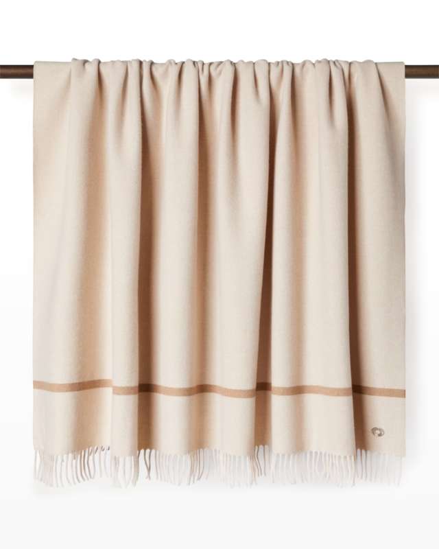 Plaid Twelve Baby Cashmere Throw