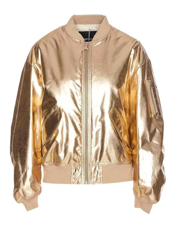 Patrizia Pepe Blouson Rembourré - Or