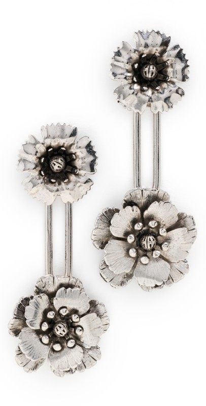 Elizabeth Cole Alianna Earrings Silver