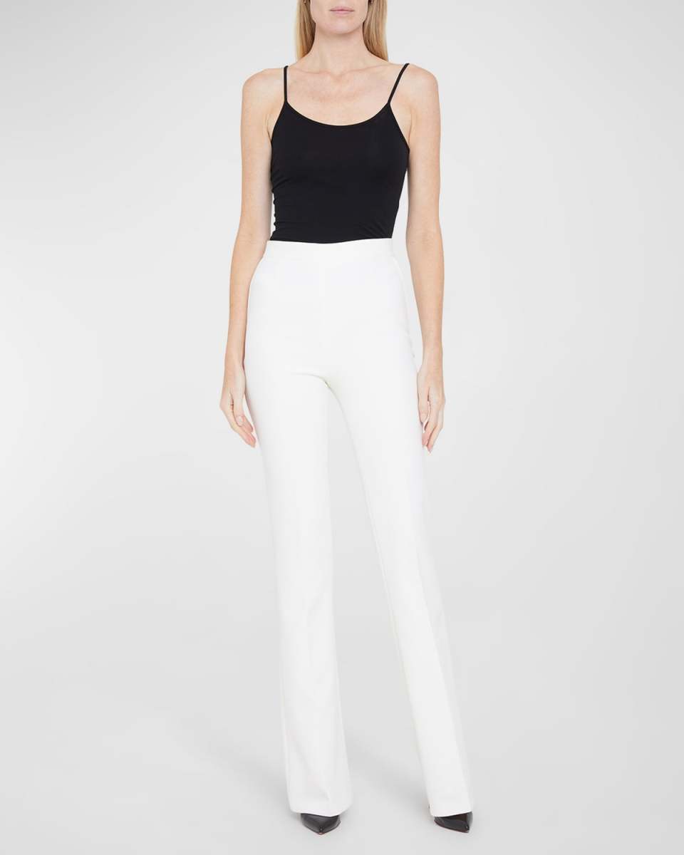 Heavy Crepe Flare Pants