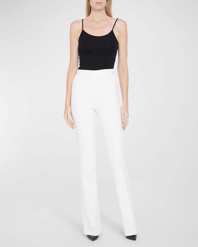 Heavy Crepe Flare Pants