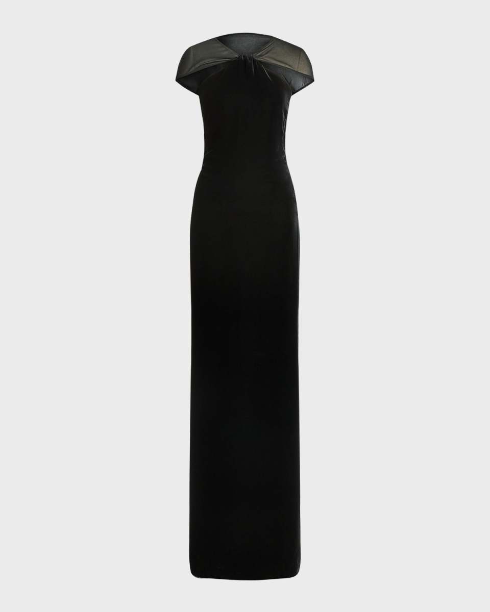 Maiden Velvet Evening Dress
