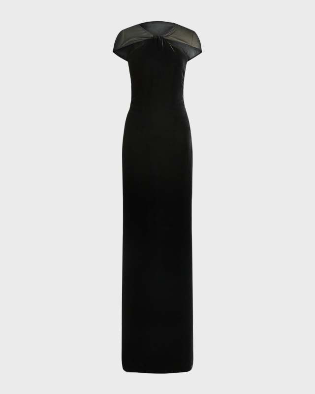 Maiden Velvet Evening Dress