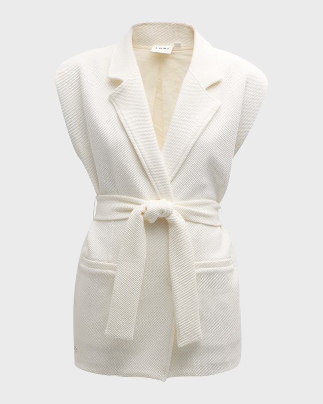 Moon Belted Knit Vest