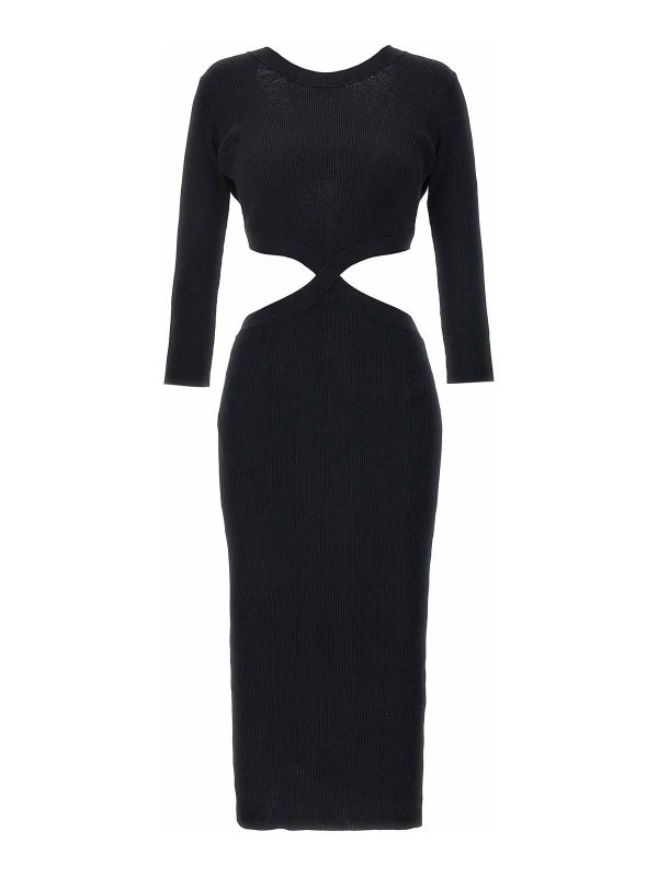 Elisabetta Franchi Robe Au Genou - Noir