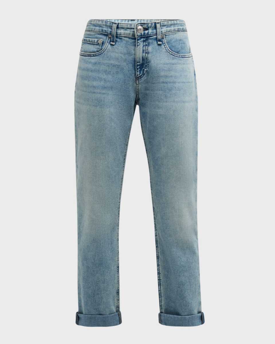 Dre Low-Rise Slim Boyfriend Jeans