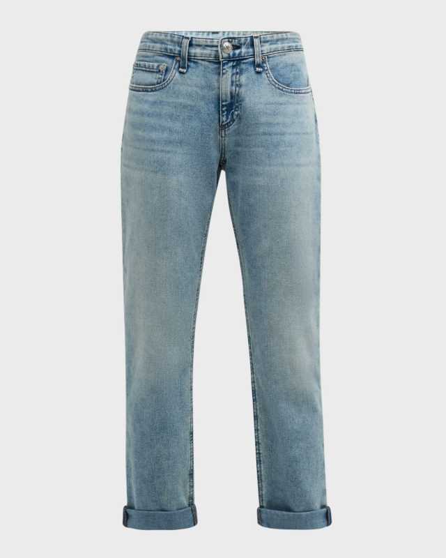 Dre Low-Rise Slim Boyfriend Jeans