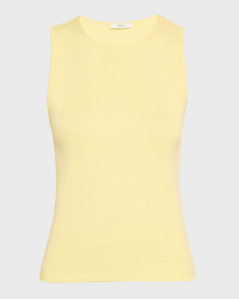 Cotton Rib Shell Top