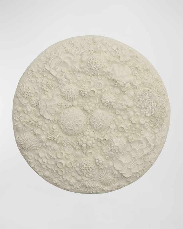 Coral Reef Wall Art, 48" Round