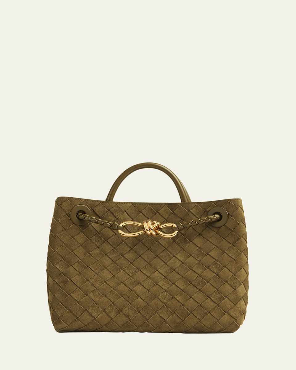 Small Andiamo Suede Tote Bag