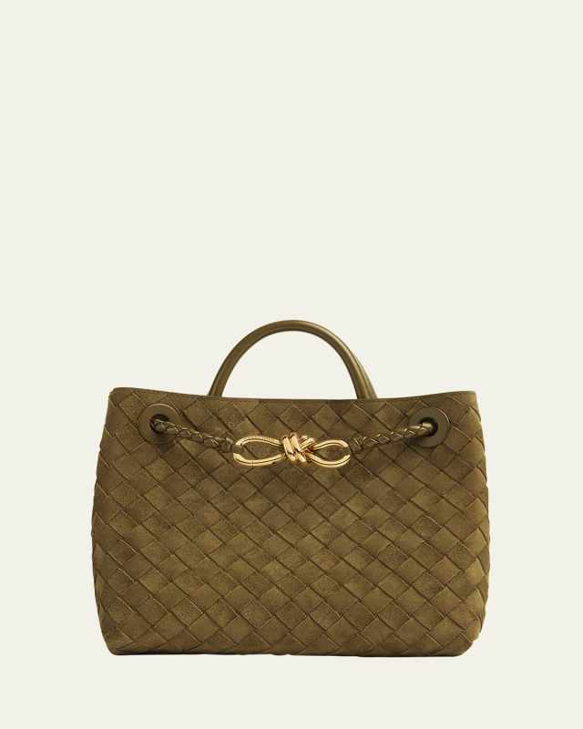 Small Andiamo Suede Tote Bag