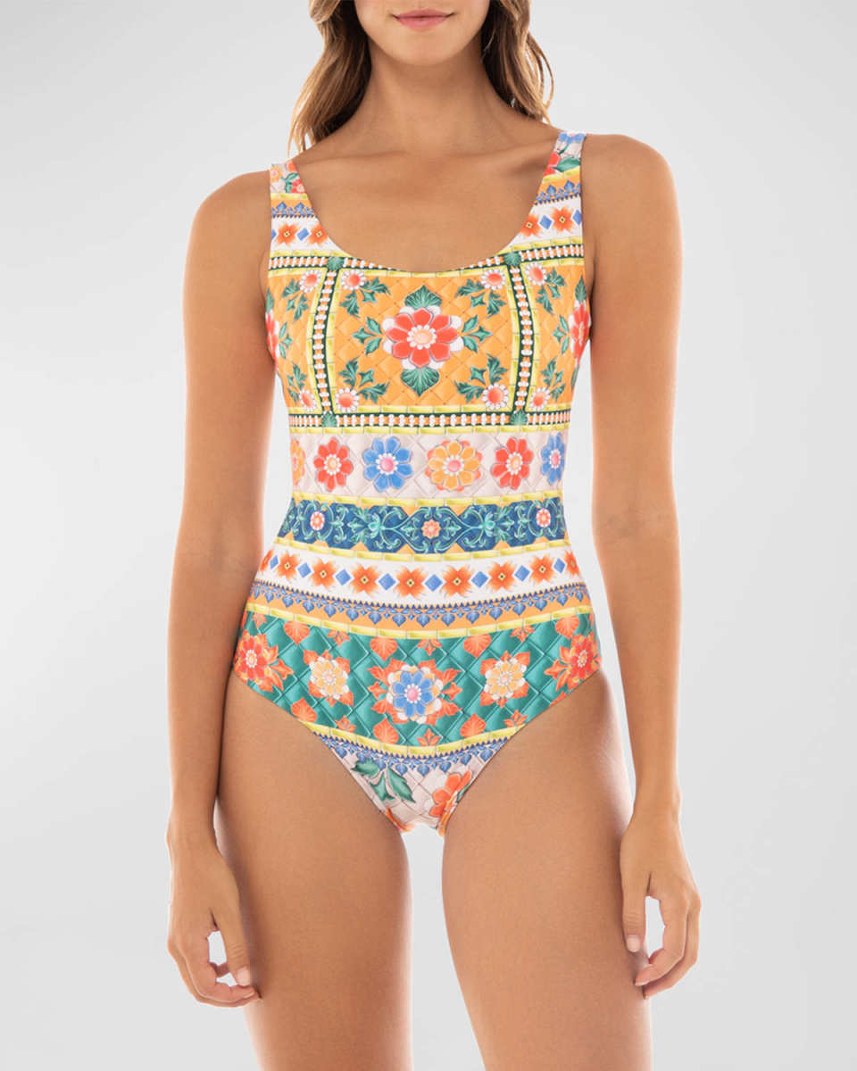 Koraline Tile One-Piece Swimsuit
