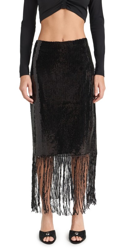 Autumn Adeigbo Ara Skirt Black