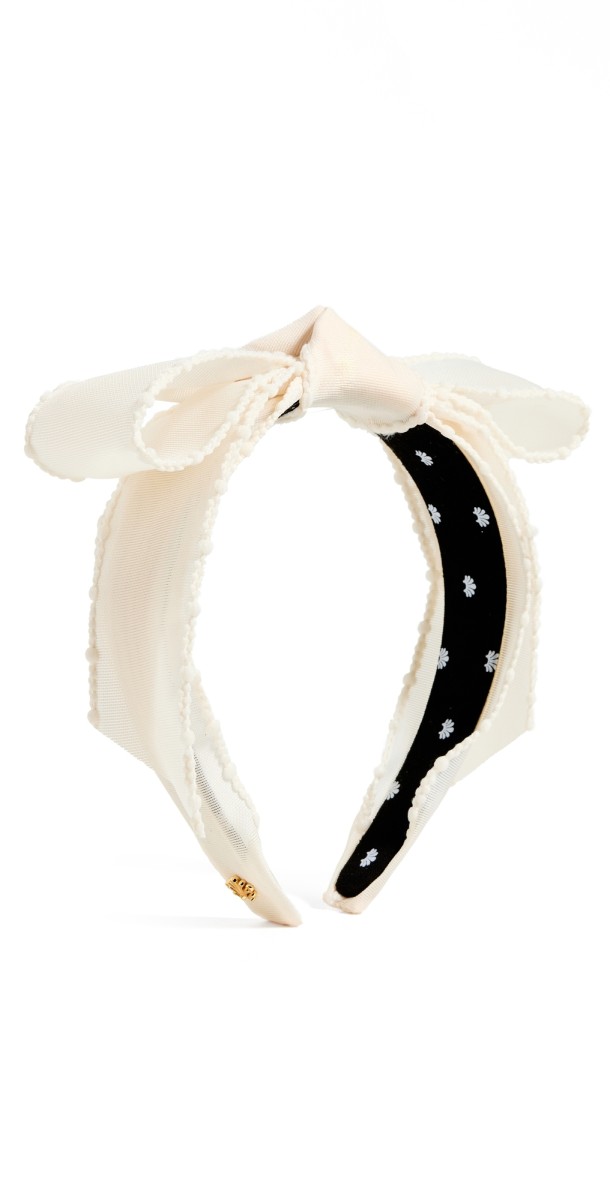 Lele Sadoughi Sheer Shirley Headband Ivory