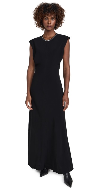 rag & bone Marie Crepe Dress Blk