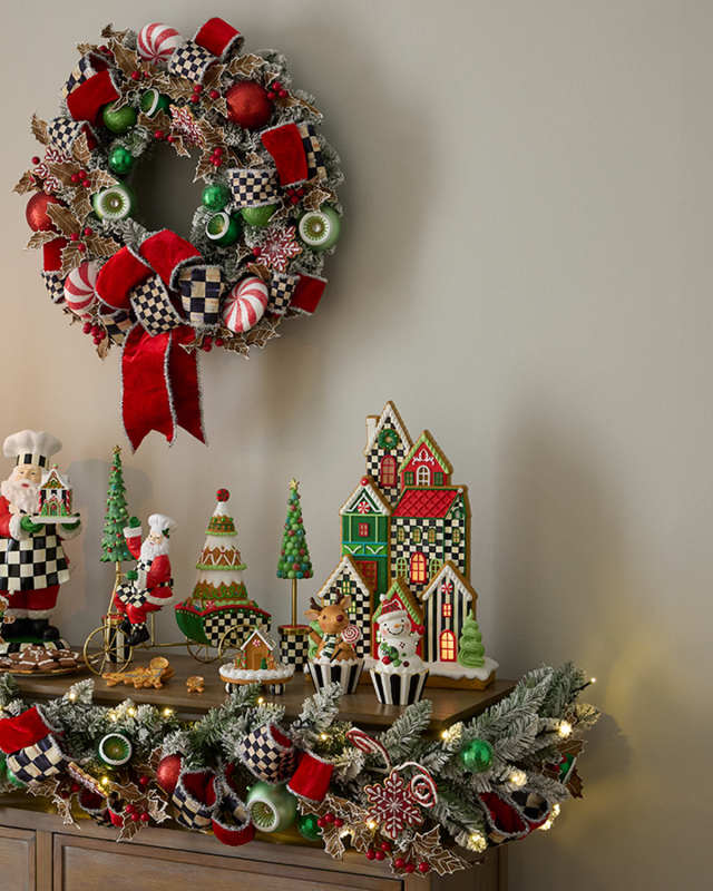 Bake Shop Illuminated Gingerbread Village