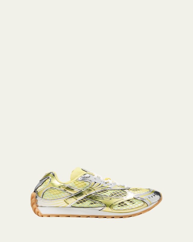Orbit Metallic Net Runner Sneakers