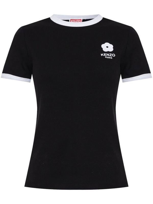 Boke Flower 2.0 contrast-trim T-shirt