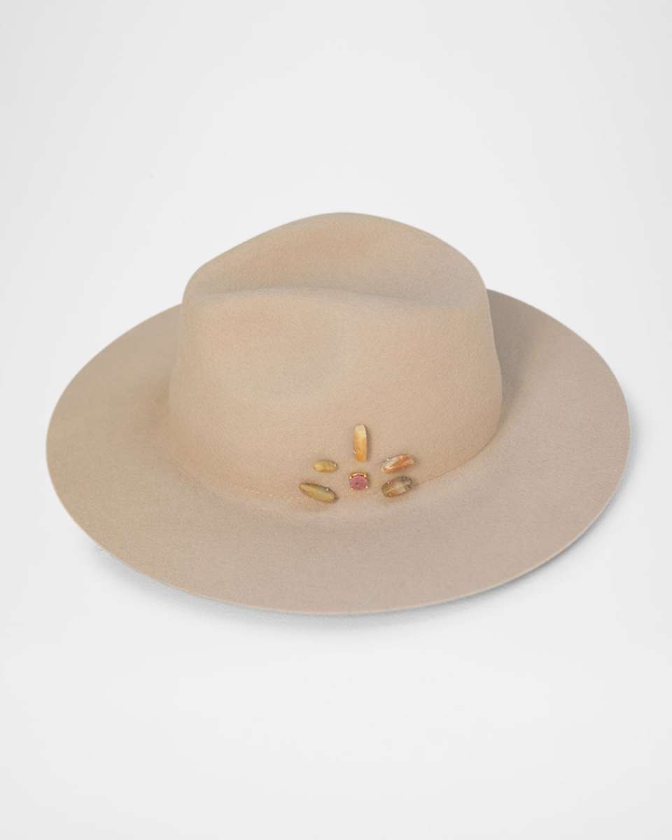 Alva Wool Felt Fedora Hat