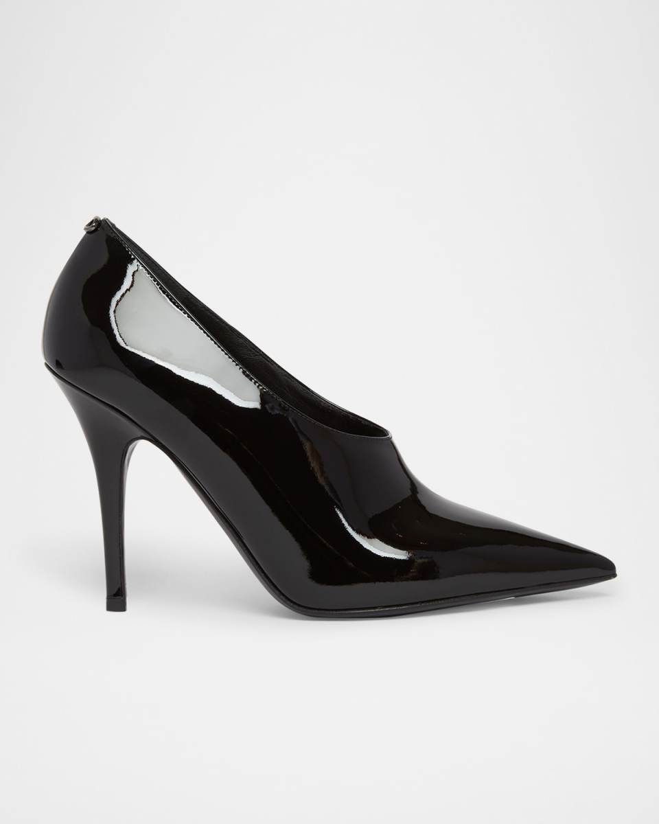 Le Salon Patent High-Cut Pumps