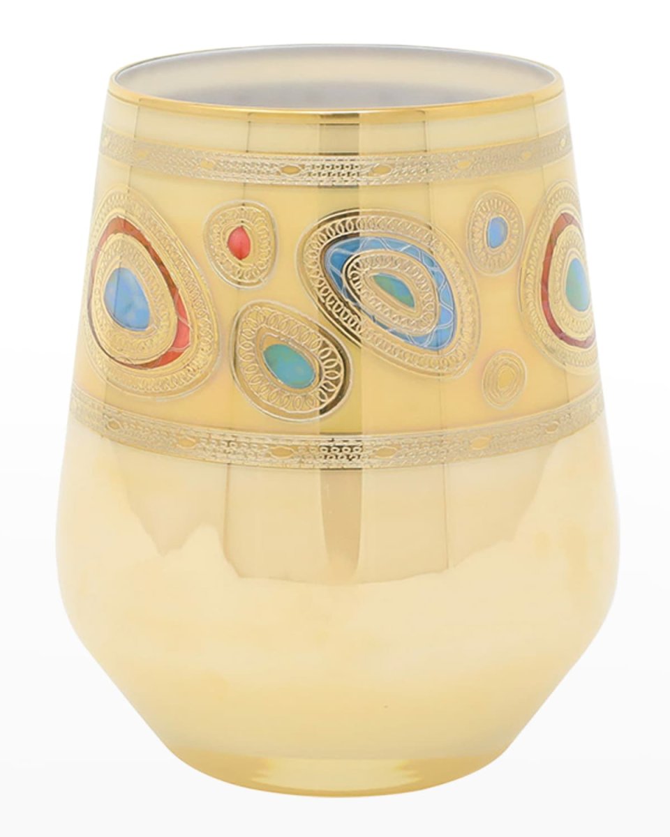Regalia Cream Stemless Wine Glass