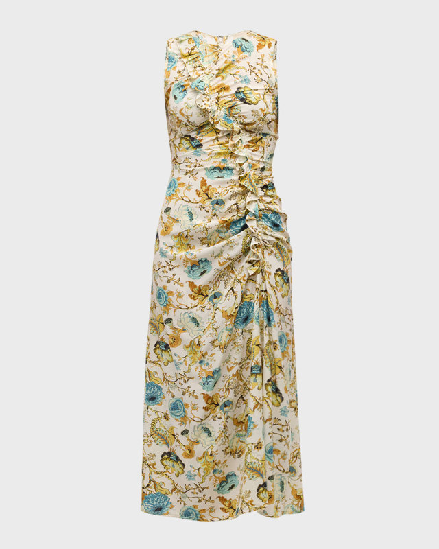 Lorna Floral Midi Dress