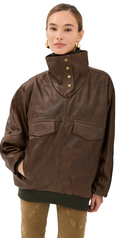 Isabel Marant Dorry Jacket Brown