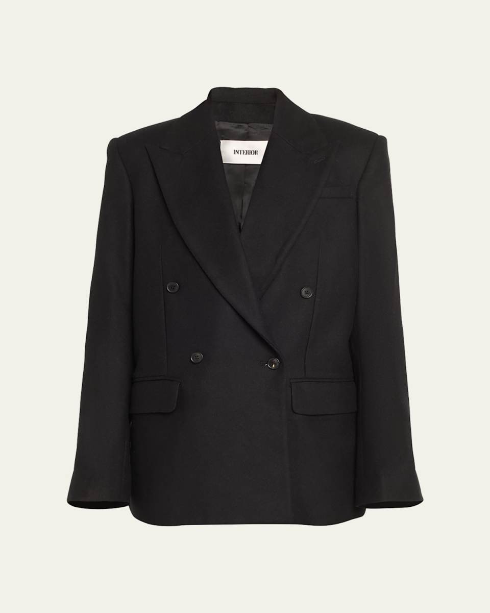 The Ren Oversize Wool Suit Jacket