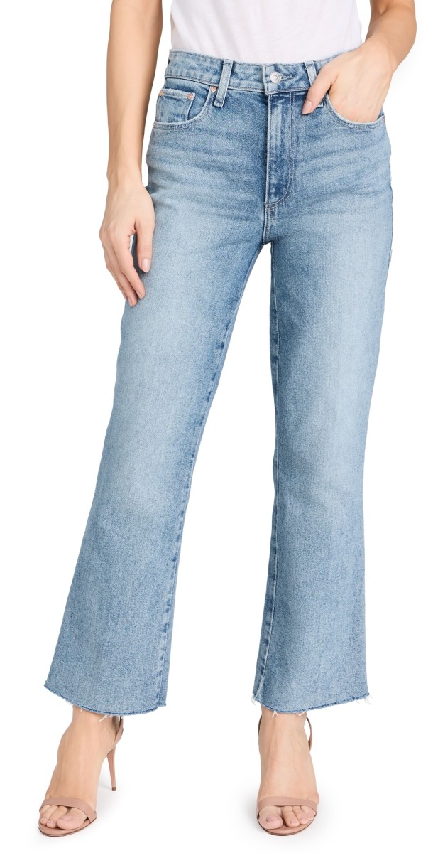 PAIGE Courtney with Raw Hem Khristen Distressed