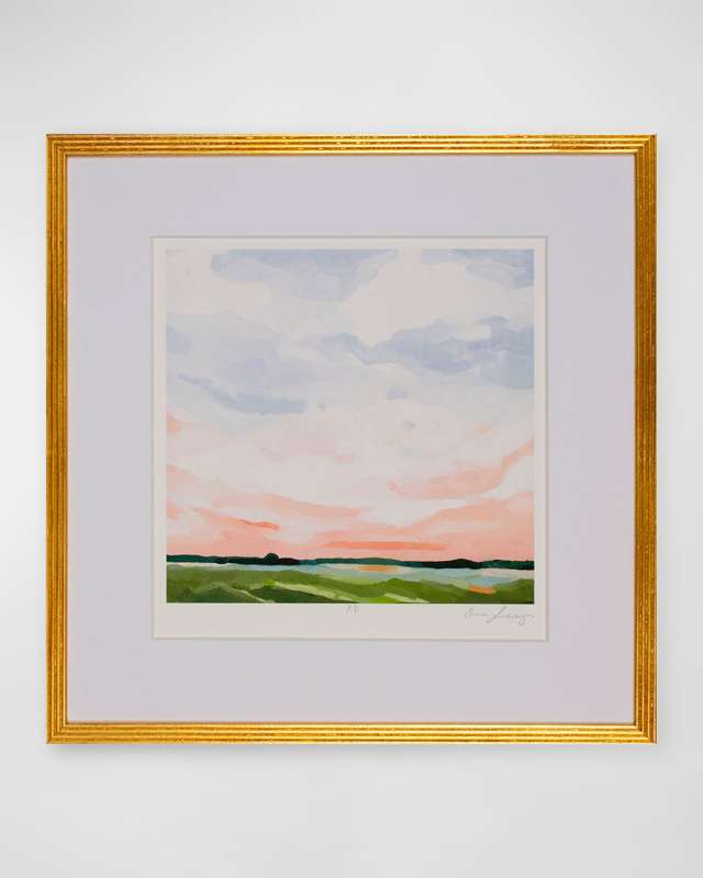 "Pink Horizon I" Giclee
