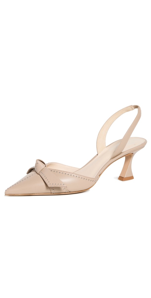 Alexandre Birman Clarita Bell Slingbacks 60mm Semolina
