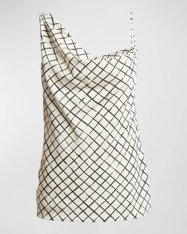 Ceyon Draped One-Shoulder Top