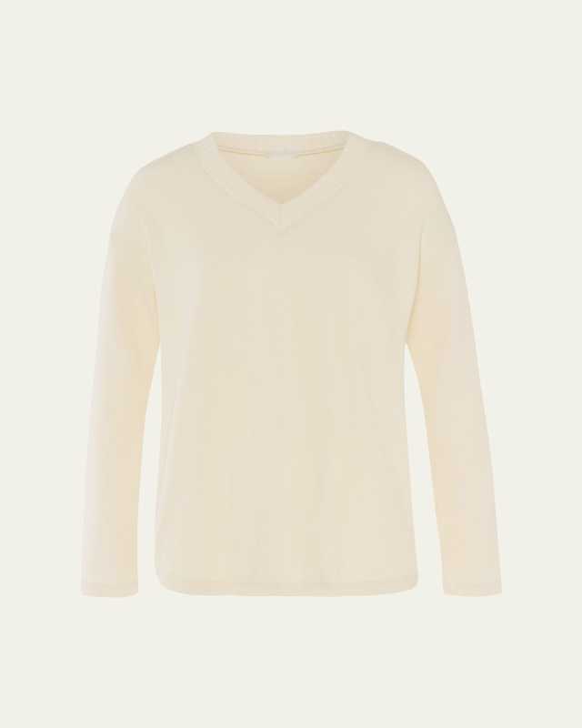 Summer Knits Lightweight V-Neck Top