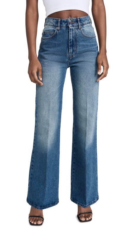 AMI Flare Fit Jeans Used Blue