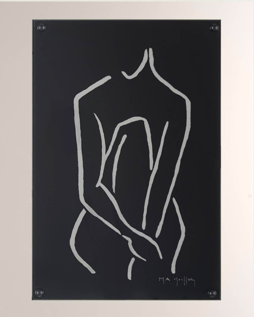 "Ebony Contour II" Wall Art by Melissa Abide Griffith