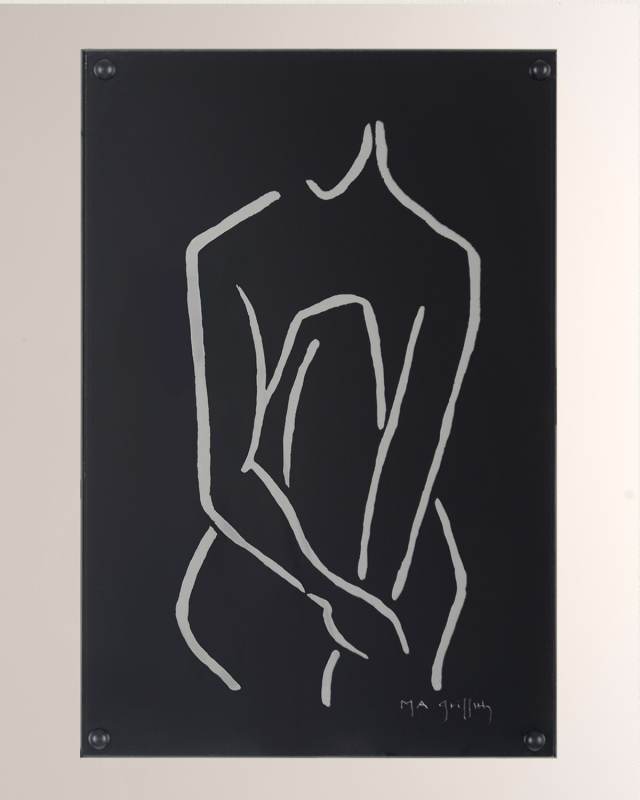 "Ebony Contour II" Wall Art by Melissa Abide Griffith