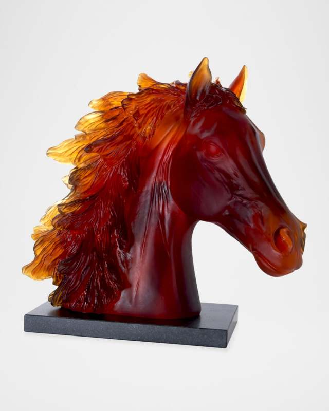 Arabian Horse Head Sculpture