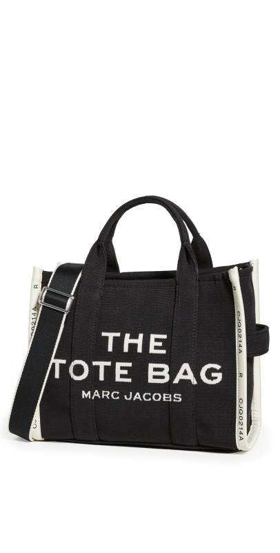 Marc Jacobs The Jacquard Medium Tote Bag Black