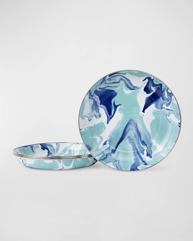 Lagoon Pasta Plates, Set of 4