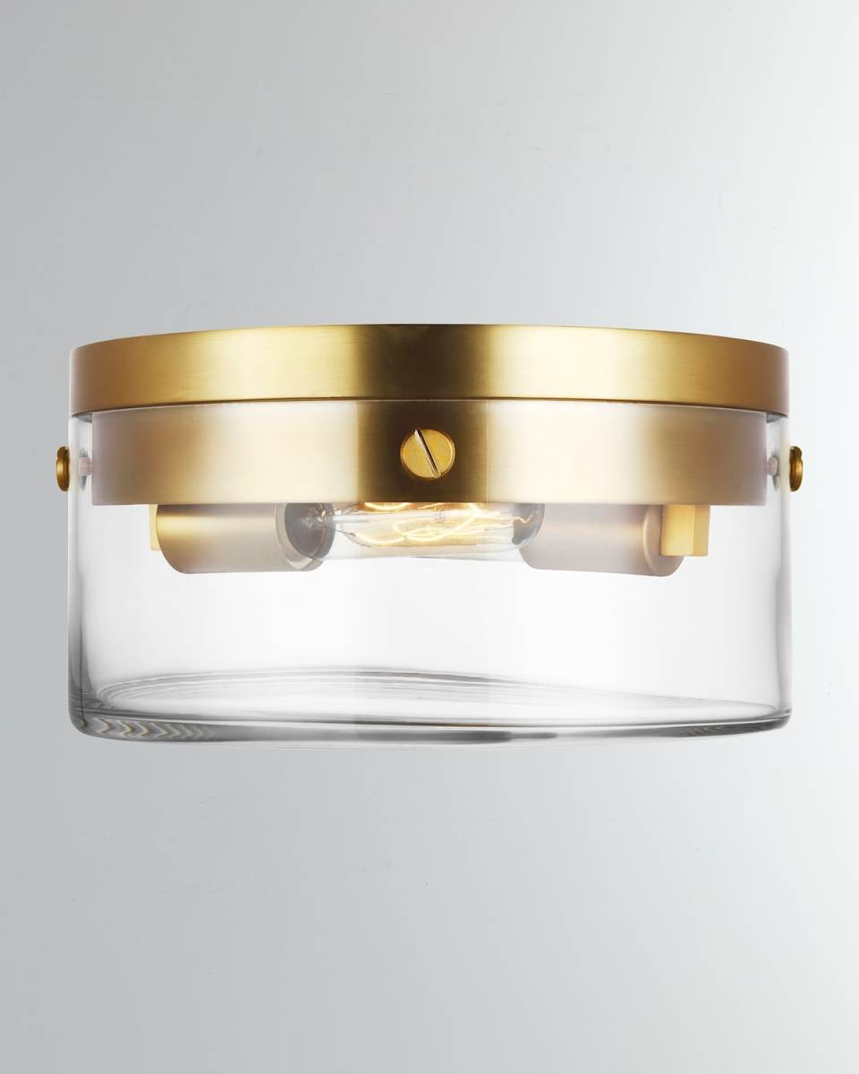 2 - Light Flush Mount Garrett By Chapman & Myers