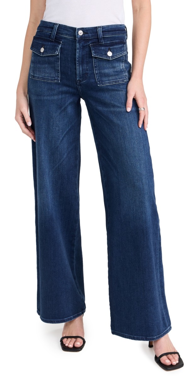 Citizens of Humanity Raven Patch Pocket Wide Leg Jeans Regency