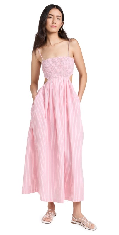 Saylor Suzi Dress Pink Salmon