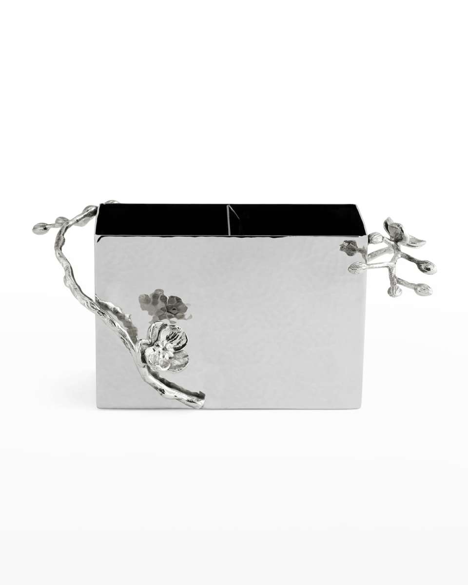 White Orchid Cutlery Caddy