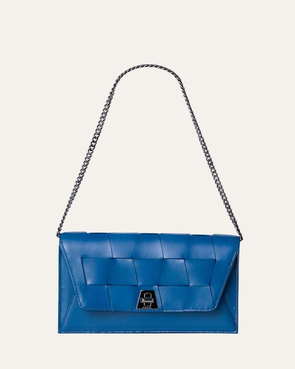 Anouk Braided Leather Shoulder Bag