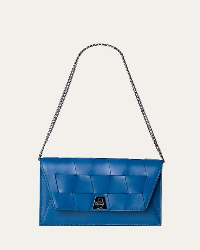 Anouk Braided Leather Shoulder Bag