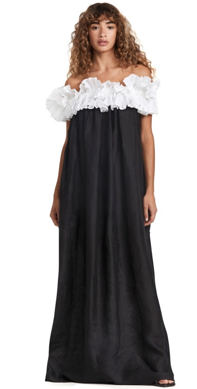 Mie Ostuni Dress Black/White
