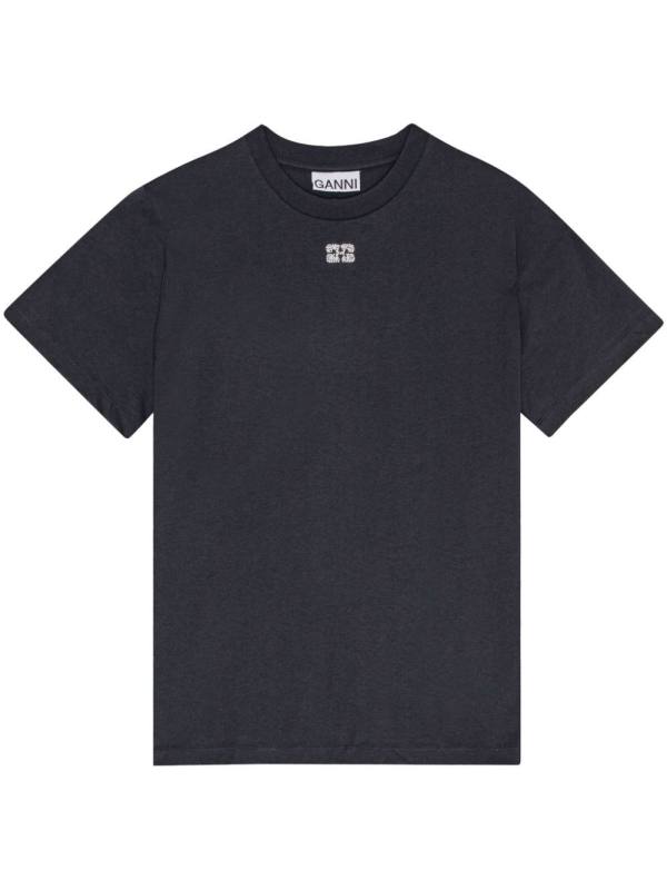 logo-embellished cotton T-shirt