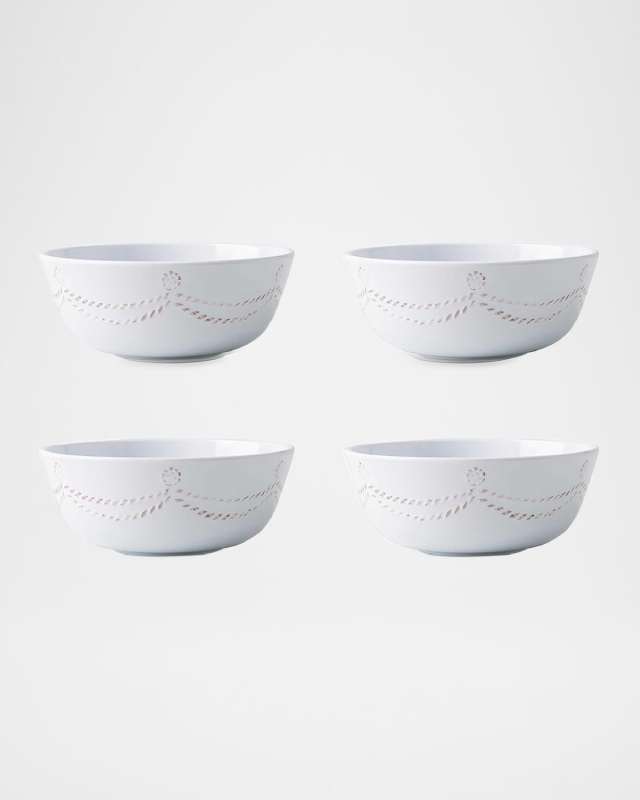 Berry & Thread Melamine Cereal/Ice Cream Bowls, Set of 4