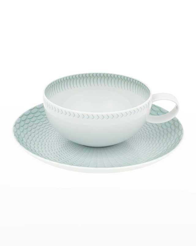 Venezia Teacups & Saucers, Set of 4